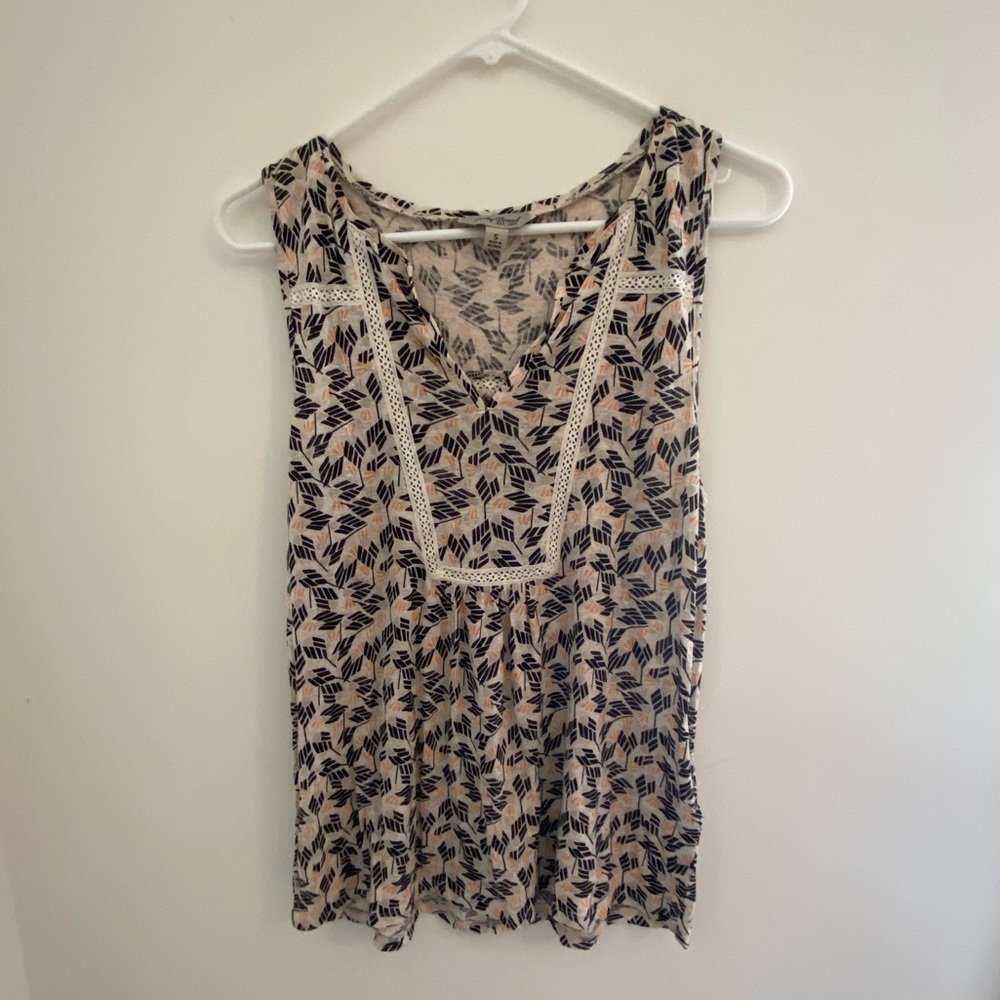 Detailed lucky brand tank top